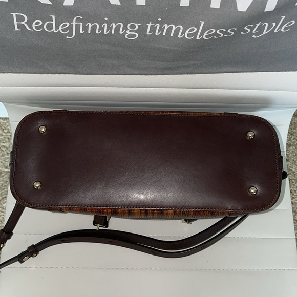 Brahmin brown wood print adjustable strap bag - Picture 9 of 14